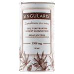 OLEJ Z EKSTRAKTEM KONOPI WŁÓKNISTYCH BROAD SPECTRUM 1500mg SINGULARIS® SUPERIOR 10ml